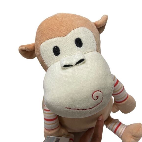 Cubbies Monkey Huggles Oeko Removeable Washable Cover Plush Stuffed Animal Baby - Picture 2 of 12